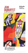 FLYER - DUBUFFET : ART PEINTURE PEINTRE TOILE TABLEAU FRANCE / PUBLICITE PUB