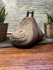 Etrier Bois Sculpté & Fer