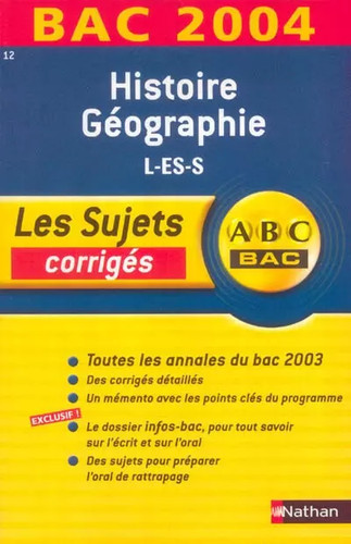 Abc bac les sujets corrigés - bac,