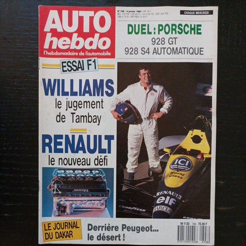 Auto hebdo 708 porsche - auto, 928