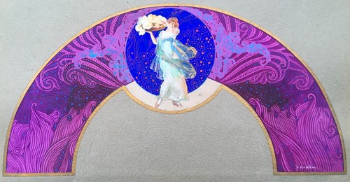 Projet éventail art déco - art,