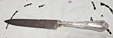 COUTEAU DE SERVICE ARGENT FOURRÉ TETE MINERVE 1 ORFEVRE EC STYLE LOUIS XV
