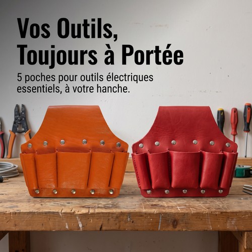 Organisateur outils cuir - d'outils, en