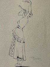 Dessin caricature années 1920