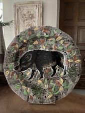 Magnifique Grand plat rond