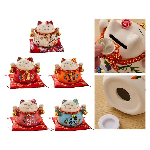 Tirelire chat porte bonheur - chat, porte-bonheur