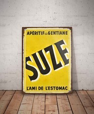 Plaque métal vintage Suze