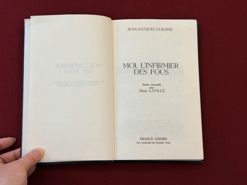 Livre moi infirmier - l’infirmier, des