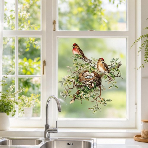 Sticker mural nid - ,