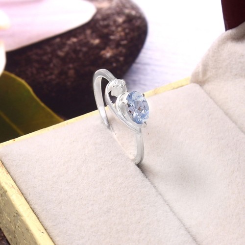 Bague aaa aigue marine - bague, en