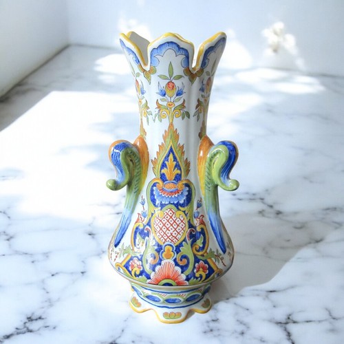 Desvres fourmaintraux vase - desvres., fourmaintraux.