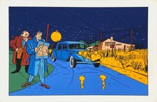SERGE CLERC CITROEN ET LA BD 1984 sérigraphie