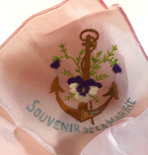 Ancien mouchoir souvenir - ancien,