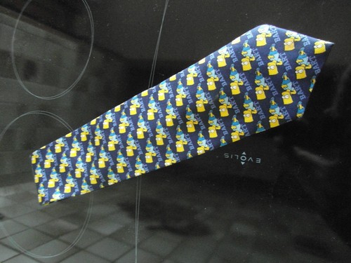 Cravate simpsons bleue - cravate,