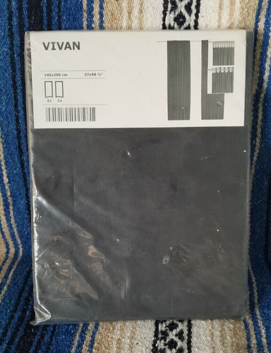 Ikea vivan black - vivan, curtains
