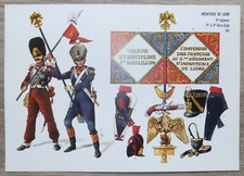 Rigo: Le Plumet, planche 186: Infanterie de Ligne 8e Rgt Porte-Aigle 1811 (A2)