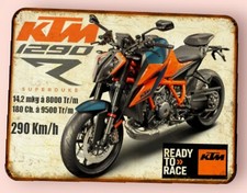 plaque métal vintage KTM 1290 Superduke R
