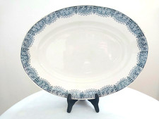 Ancien PLAT de service ovale