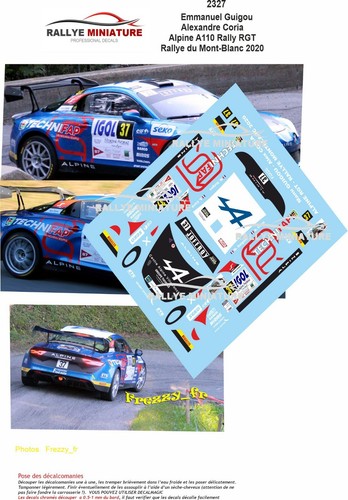 Decals ref 2327 - 1/24,