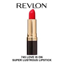 REVLON LIPSTICK ROUGE A LEVRES SUPER LUSTROUS CREME HYDRATANT 745 LOVE IS ON