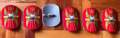 Playmobil escudo romano custom - escudo,