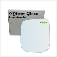 Miroir Nu Adhésif Côté Conducteur Pour Mitsubishi Pajero II De 1990 À 2000