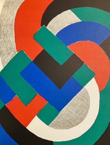 Lithographie sonia delaunay - lithographie,