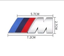 BMW M Car Emblem Rear 72mm x
