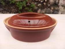 Terrine à pâté, foie gras en céramique Renault Berry N° 10 (16,8 X 10,5 X 6 cm)