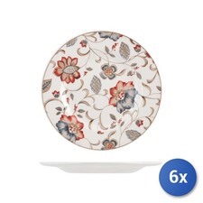 6X Assiette En Terre Cuite