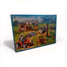 Playmobil Country 6814: Véhicule De Débardage Avec Bûcherons/ Complet