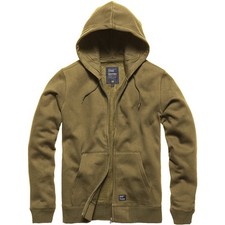 Vintage Industries Sweat-shirt à capuche Redstone Homme Veste Pull Taupe