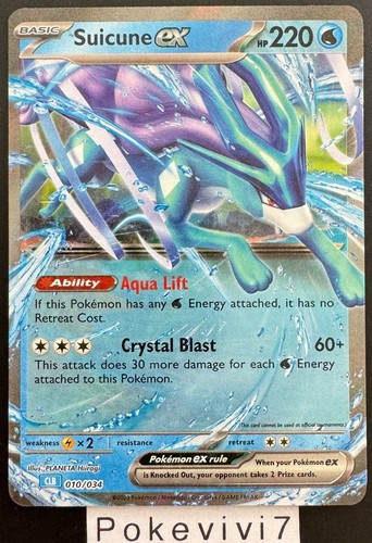 Carte pokemon suicune 010 034 - pokemon,