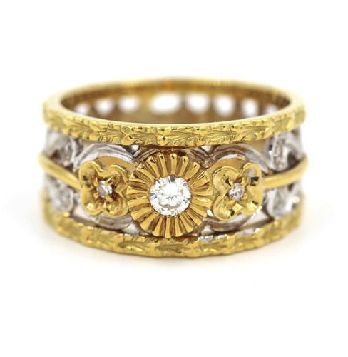 Anneau bande or jaune - anneau,