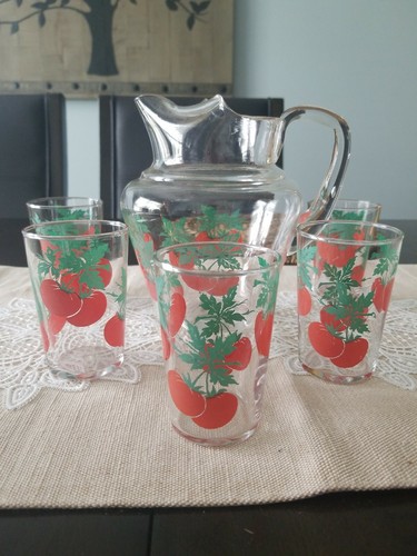 Vintage juice set pitcher - set,