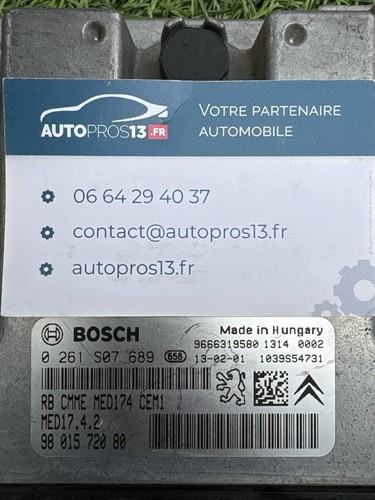 Calculateur moteur peugeot - calculateur,