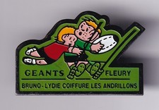 RARE PINS PIN'S .. SPORT RUGBY CLUB TEAM  LES GEANTS FLEURY LES AUBRAY 45 ~GC