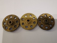 MECCANO Lot de 3 ROUES Barillet 8 TROUS A CLAVETTE ref 24**