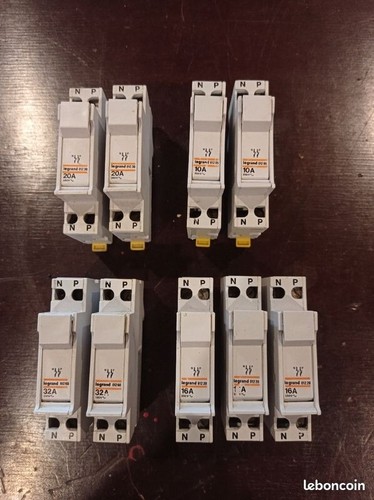 Lot disjoncteurs fusibles - lot, à