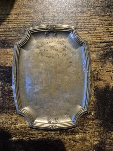 Ancien vide poches plat - ancien,