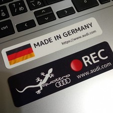 Audi quattro REC Sticker Set