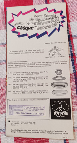 Ancienne catalogue brochure - ancienne,