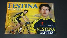 CPA CARTE CYCLISME CICLISMO TOUR FRANCE FESTINA 2001 CYCLING STEFFEN RADOCHLA