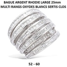 BAGUE RHODIE LARGE MULTI RANGS