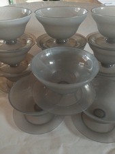 Marque Tupperware Lot 12 Coupes Glaces Fruits Crème Dessert Pique Nique Vintage 