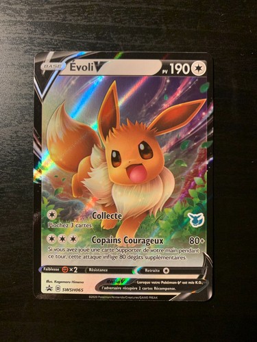 Carte pokémon evoli v - carte, :