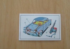 1972   # 110  DIRECTION  PANINI  HISTOIRE DE L' AUTOMOBILE CARTE NEUVE