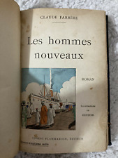 CLAUDE FARRERE DEDICACE LES HOMMES NOUVEAUX  ILLUSTRE RENEFER 1922