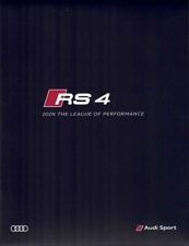 Catalogue Brochure Audi RS4 Avant 09/2017 France