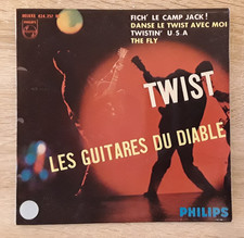 Vinyle 45T-LES GUITARES DU DIABLE- TWIST-Années 60-Philips